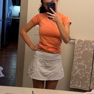 lululemon athletica White Mini Skirt